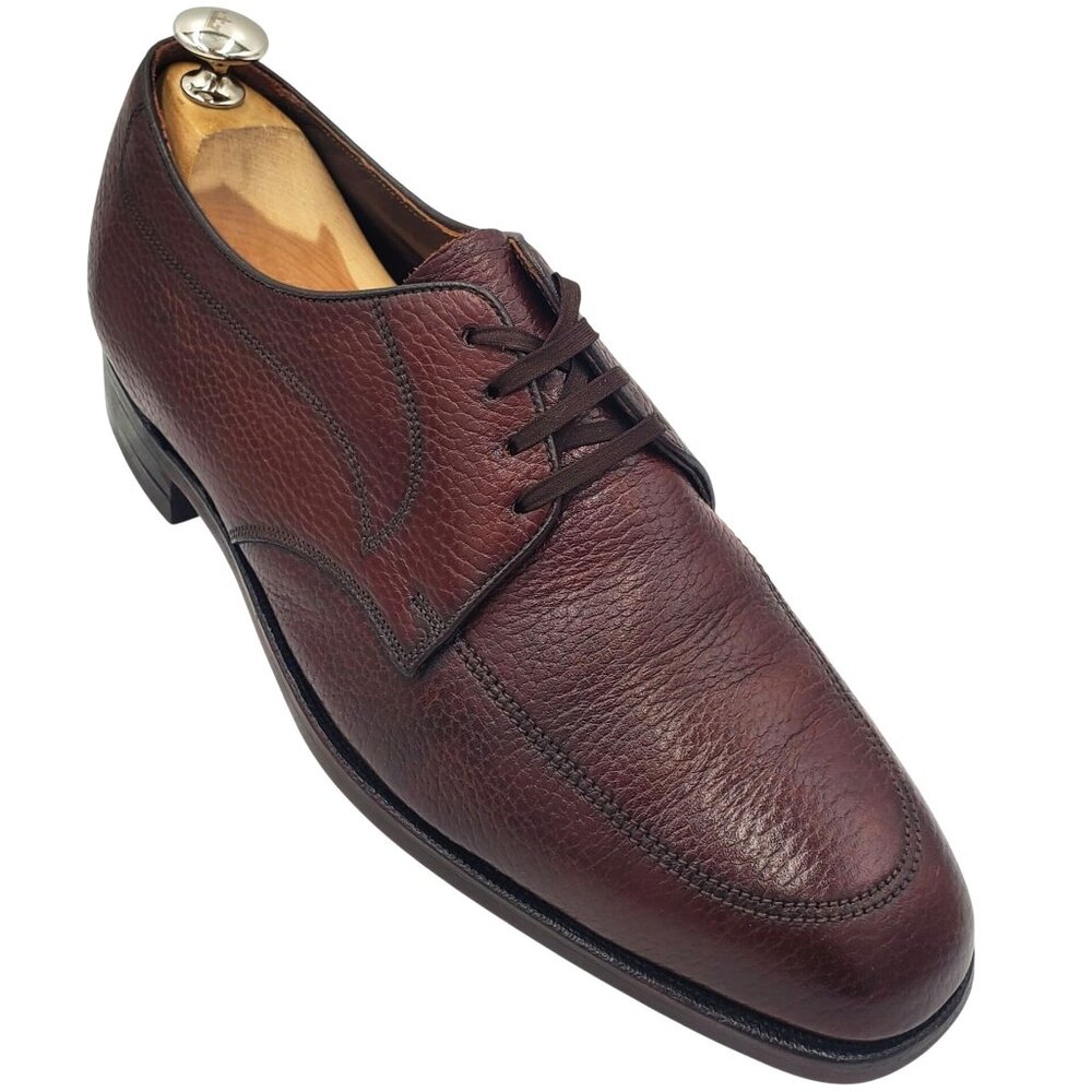 Vintage The Florsheim Men's size 9.5 Brown Leather Lace Up Oxford Dress Shoes